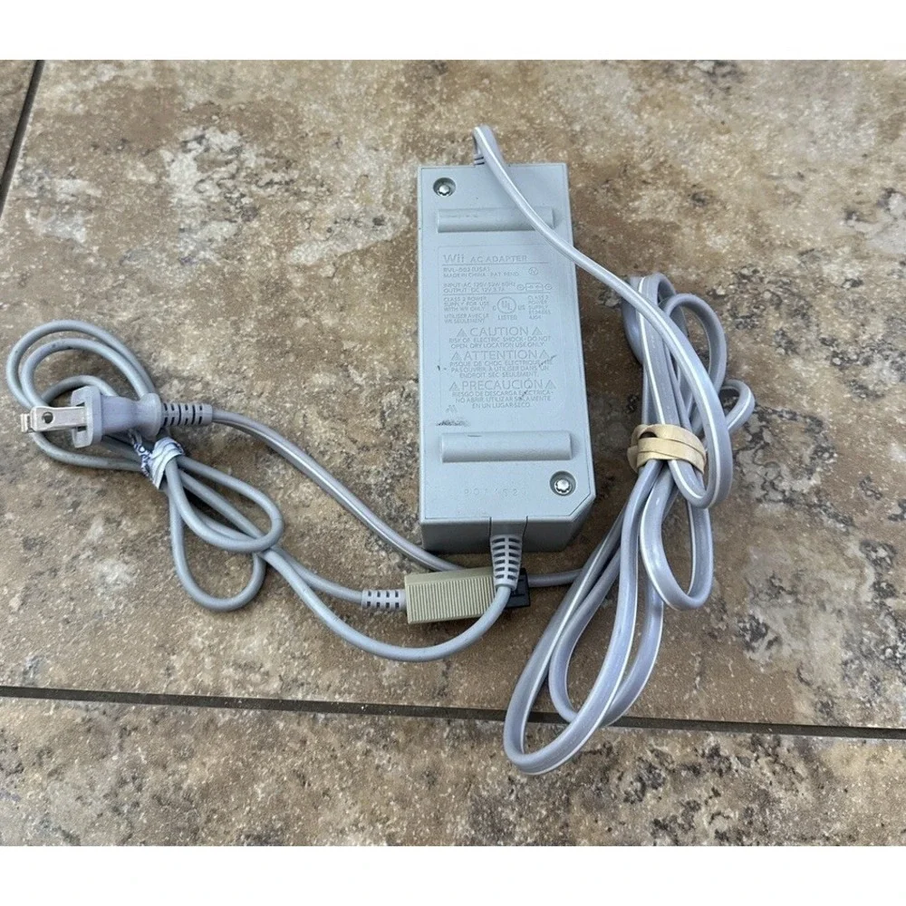 Nintendo Wii Power Supply Original Genuine OEM AC Adapter Cord Brick RVL-002